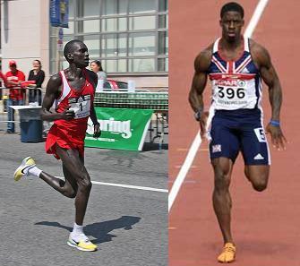  La diferencia entre el Fisico de un  atleta Maratonista y un Velocista